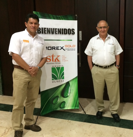 Sr. Peter Tirosh, fundador de Stockton Group y el Sr. Randolfo Funez, Gerente de País, Grupo Duwest