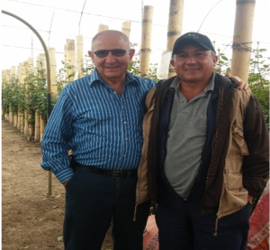 Sr. Peter Tirosh, fundador de Stockton Group con el ingeniero Ramiro García.