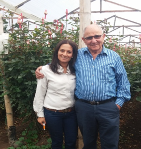 Sr. Peter Tirosh, fundador de Stockton Group visito junto con la Biologa Gabriela Sotelo, Representante Técnico-Comercial de Stockton en Colombia.