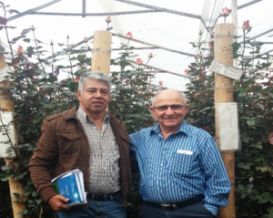 Sr. Peter Tirosh, fundador de Stockton Group con el ingeniero Clemente Bulla.