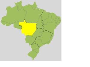 mato grosso brazil map