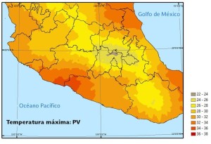 temperatura maxima primavera verano