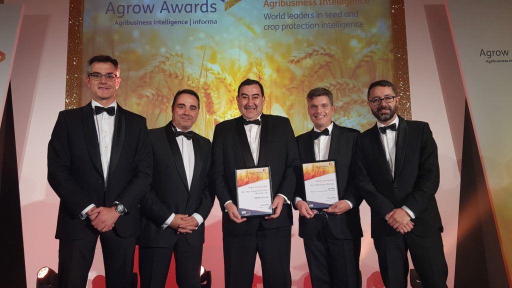 Conquista Seipasa dos menciones especiales en los premios Agrow Awards