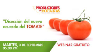 Webinar gratuito: Disección del nuevo acuerdo del tomate